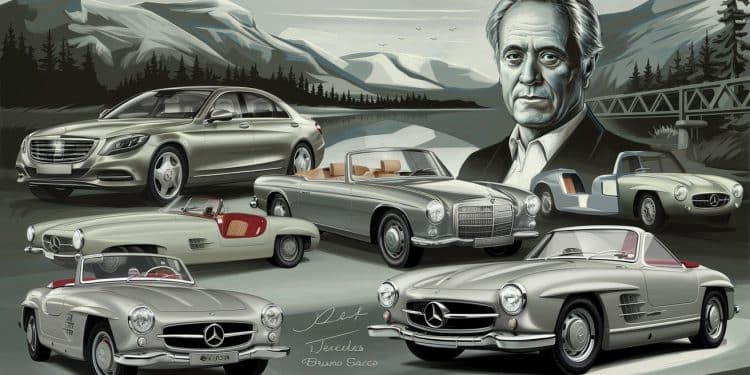 Hommage à Bruno Sacco, le designer légendaire de Mercedes - Viral Mag Bruno Sacco designer emblématique de Mercedes pendant 40 ans est décédé à 90 ans Retour sur son parcours exceptionnel et son empreinte indélébile Viral Mag