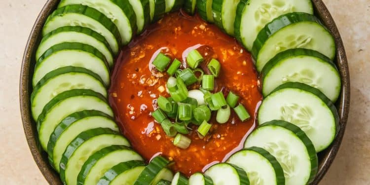 Cette recette de kimchi de concombre rapide apporte la saveur coréenne sans attendre Découvrez comment le préparer facilement chez vous    Viral Mag