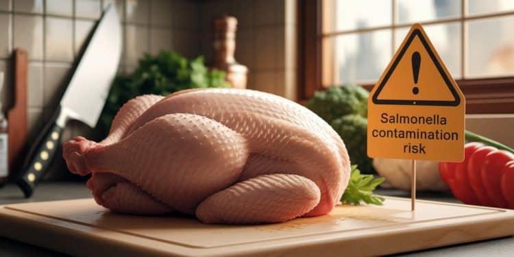 La USDA propose de rendre illégale la Salmonelle dans le poulet - Viral Mag La Salmonelle fait trop souvent les gros titres à cause des rappels de produits La USDA a un plan ambitieux pour y remédier   Viral Mag