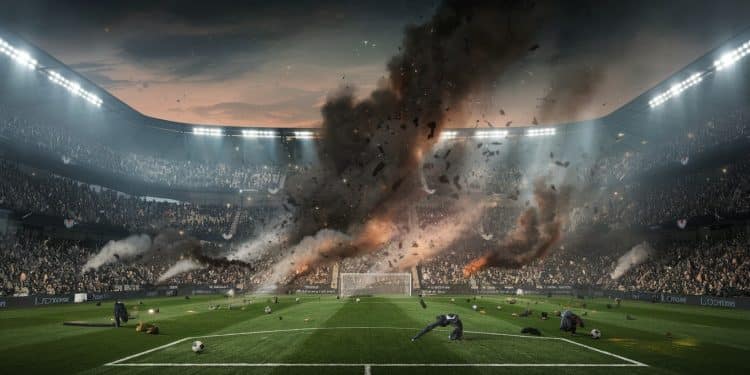 L’Atlético de Madrid arrache le nul contre le Real lors d’un derby interrompu - Viral Mag Dans un derby de Madrid tendu et arrêté pendant 10 minutes à cause de projectiles lAtlético arrache un match nul 1 1 face au Real grâce à un but à la dernière seconde   Viral Mag