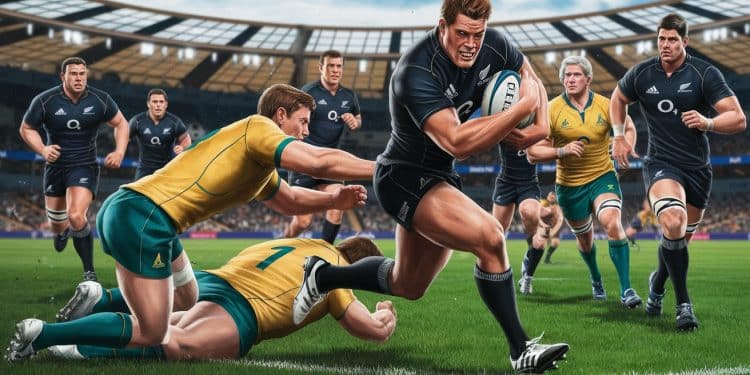 Beauden Barrett le demi douverture néo zélandais effectue un retour retentissant au sein de léquipe des All Blacks pour affronter lAustralie lors de la dernière journée du Rugby Championship Découvrez les enjeux de ce match décisif   Viral Mag