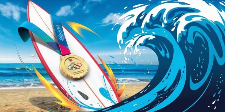 Jérémy Florès manager de léquipe de France de surf revient sur les Jeux olympiques 2024 et nous livre les secrets des coulisses de cette compétition historique   Viral Mag