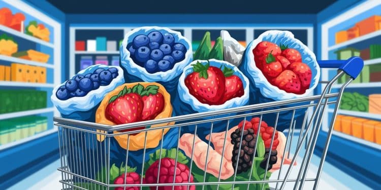 Les aliments surgelés que les diététiciens ne quittent jamais le magasin sans acheter - Viral Mag Découvrez le top des aliments surgelés plébiscités par les diététiciens pour manger équilibré faire des économies et optimiser votre temps en cuisine Viral Mag