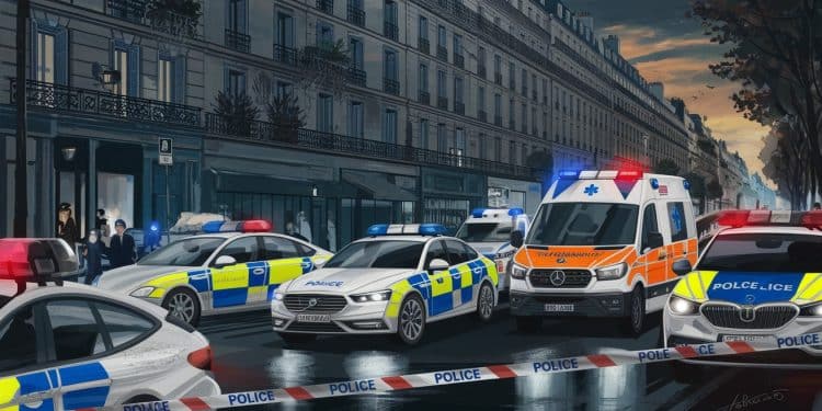 Un policier grièvement blessé lors dune intervention boulevard Haussmann à Paris Le forcené armé dun couteau a été interpellé   Viral Mag
