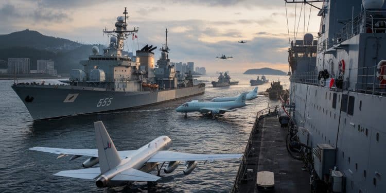 Tensions autour de Taïwan : La Chine intensifie sa présence militaire - Viral Mag La Chine déploie 43 avions et 8 navires près de Taïwan en 24 heures Découvrez les derniers développements de cette escalade militaire préoccupante Viral Mag