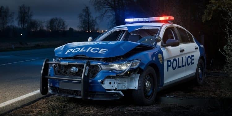 Un homme fonce dans une voiture de police après un refus d’obtempérer - Viral Mag À Villeneuve Loubet un homme a refusé un contrôle des gendarmes et a terminé sa course dans une voiture de police municipale Une enquête est ouverte Viral Mag