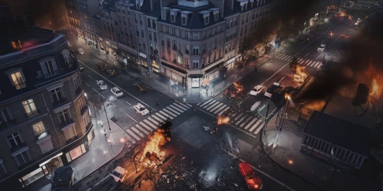 Violences urbaines à Limoges : une nuit de chaos dans le centre-ville - Viral Mag Des affrontements entre jeunes et forces de lordre ont éclaté à Limoges suite à un refus dobtempérer Tirs de mortiers routes bloquées et policiers pris à partie dans un contexte de tournage de clip de rap Viral Mag