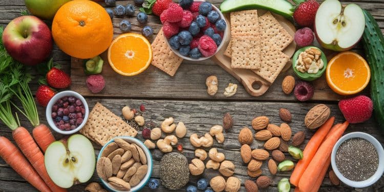 15 délicieux snacks riches en fibres à 3 ingrédients ou moins - Viral Mag Des snacks sains rapides et riches en fibres pour booster votre énergie et votre santé digestive Découvrez nos 15 recettes saines et goûteuses à seulement 3 ingrédients Viral Mag