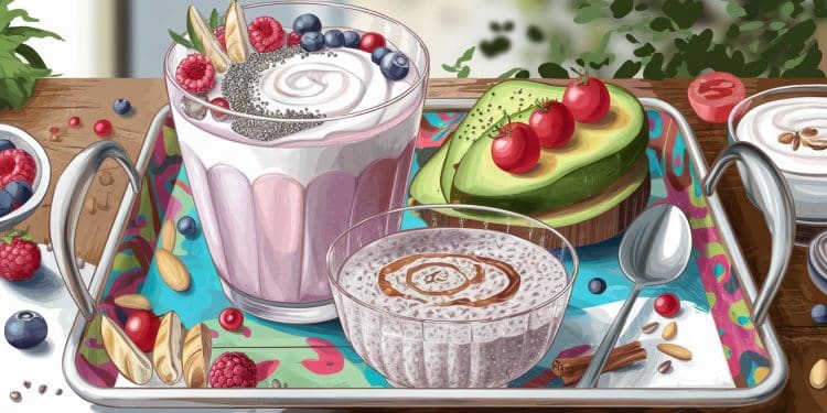15+ Recettes de Petit-Déjeuner Riches en Fibres Pour un Cœur en Bonne Santé - Viral Mag Découvrez 19 recettes de petit déjeuner faciles riches en fibres et bonnes pour le cœur avec seulement 5 ingrédients Boostez votre santé dès le matin    Viral Mag
