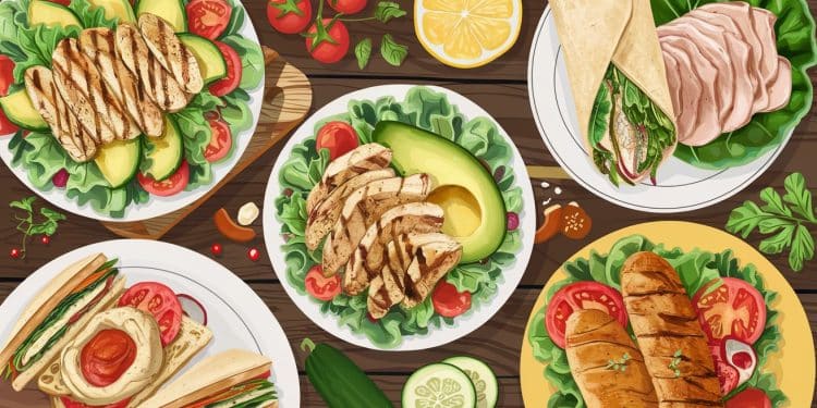 15 recettes hautes en protéines et en fibres prêtes en moins de 15 minutes - Viral Mag Découvrez 15 recettes rapides et saines pour le déjeuner riches en protéines et en fibres Des sandwichs aux salades il y en a pour tous les goûts Viral Mag