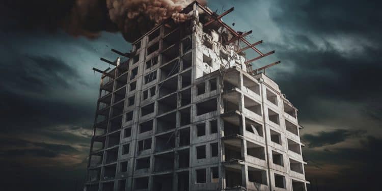 Attaque de drone sur une tour résidentielle à Kiev : au moins un mort - Viral Mag Une frappe de drone russe sur un immeuble de Kiev a fait au moins un mort et deux blessés provoquant un incendie sur plusieurs étages Viral Mag