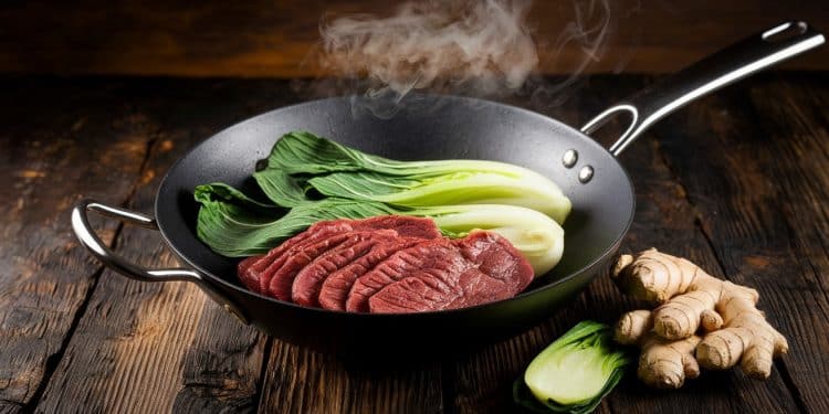 Découvrez notre recette de bœuf sauté au bok choy et au gingembre un plat asiatique savoureux et équilibré Facile à préparer en un rien de temps    Viral Mag