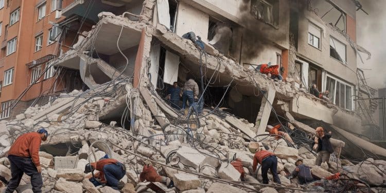 Un bombardement russe dévastateur a frappé un immeuble à Kharkiv faisant plus de 20 blessés Les sauveteurs luttent pour secourir les victimes prises au piège des décombres   Viral Mag