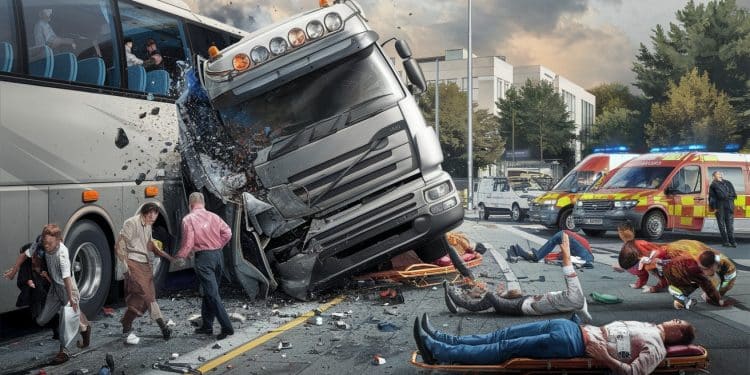 En Israël un camion a percuté une station de bus près dune base militaire faisant au moins 29 blessés Le Hamas salue une opération héroïque   Viral Mag