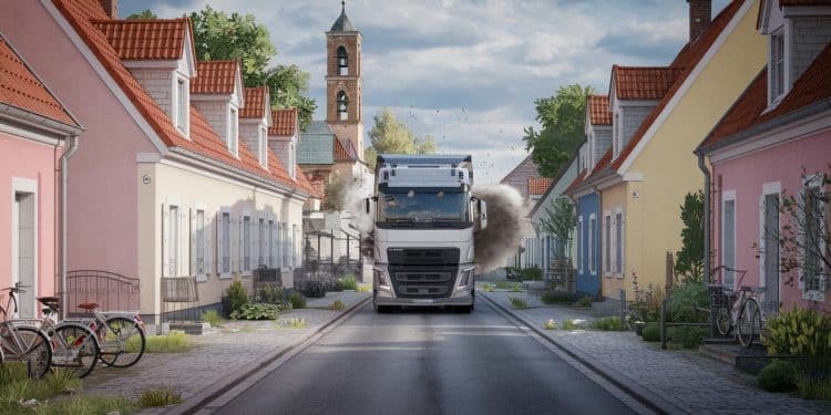 Camions en Ville : Le Cauchemar des Riverains - Viral Mag Villages paralysés par lafflux de camions murs qui tremblent routes bloquées Découvrez les solutions inédites mises en place pour retrouver la sérénité Viral Mag