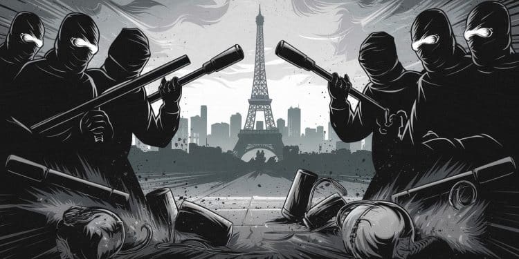 Coup de filet antifasciste : 63 interpellations musclées à Paris - Viral Mag Arrestation massive dantifas armés venus perturber la dédicace du livre Transmania Découverte dexplosifs garde à vue pour participation à un groupement armé Viral Mag