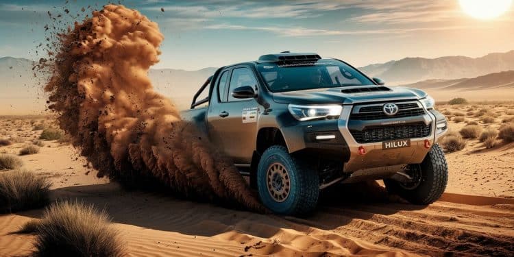 Toby Price et Sam Sunderland multiples vainqueurs du Dakar en moto relèvent un nouveau défi en sengageant en auto pour lédition 2025 au volant dun Toyota Hilux T1+   Viral Mag