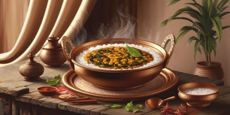 Découvrez le Délice Indien Revigorant : Le Sai Bhaji - Viral Mag Savourez un plat réconfortant et nostalgique avec le sai bhaji une savoureuse combinaison dépinards de légumineuses et de légumes tout droit venu de la cuisine Sindhi   Viral Mag