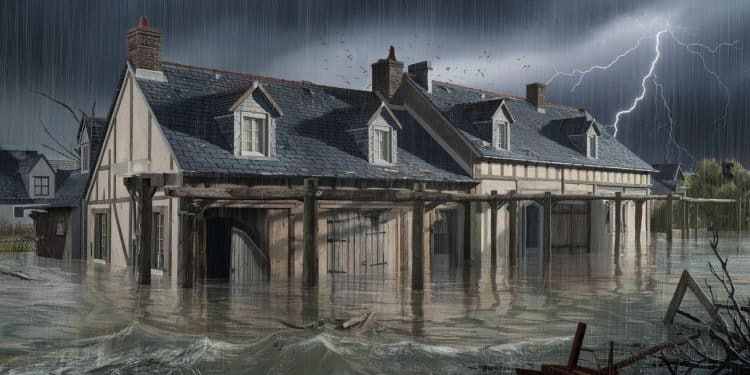 Dépression Kirk : La France en Alerte Orange - Viral Mag 19 départements placés en vigilance orange en raison du vent de la pluie et des inondations Rafales jusquà 150 kmh et un mois de pluie attendus Viral Mag