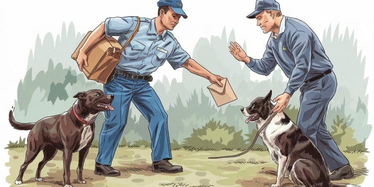 Des Facteurs Formés pour Éviter les Morsures de Chiens - Viral Mag Les facteurs sont exposés à un risque élevé de morsures de chiens Découvrez comment la Poste les forme pour prévenir ces accidents Viral Mag