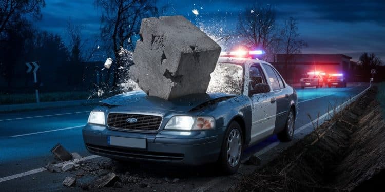 Un conducteur a été tué par un bloc de béton lancé depuis un pont à Quévert Un rescapé témoigne de lhorreur vécue cette nuit là Lenquête se poursuit   Viral Mag