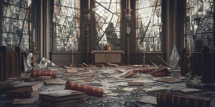 Une église de Metz a été la cible dun acte de vandalisme révoltant Du matériel volé des hosties dégradées la communauté sous le choc   Viral Mag