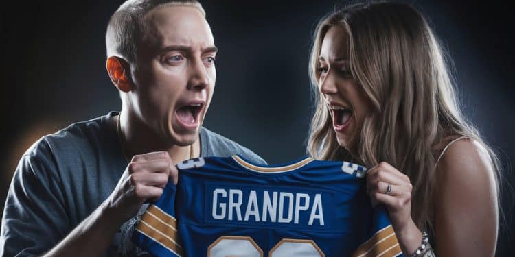 Eminem, futur papy gaga : Hailie Jade attend un bébé - Viral Mag À 51 ans la star du rap Eminem sapprête à devenir grand père Dans son dernier clip sa fille Hailie Jade lui annonce sa grossesse Viral Mag