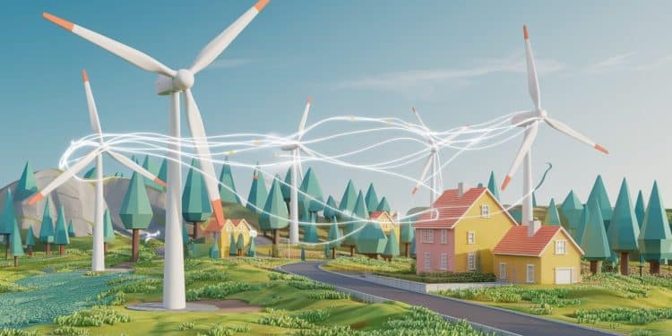Éoliennes en Loire-Atlantique : Une solution pour réduire les factures ? - Viral Mag Découvrez comment ces éoliennes en Loire Atlantique permettent de baisser les factures délectricité des riverains Une initiative locale innovante Viral Mag