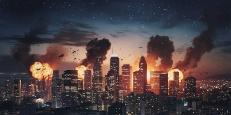 Fortes Explosions Près De Téhéran, Israël Frappe L’Iran - Viral Mag Téhéran secouée par plusieurs fortes explosions dans la nuit de vendredi à samedi Larmée israélienne mène des frappes précises sur des cibles militaires en Iran en représailles à des mois dattaques continues Viral Mag