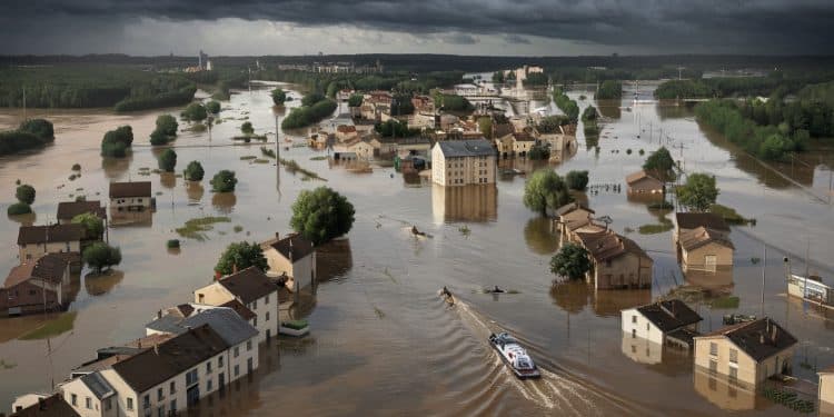 Les images spectaculaires des intempéries dans le sud est de la France  pluies diluviennes rivières débordantes et villages inondés   Viral Mag