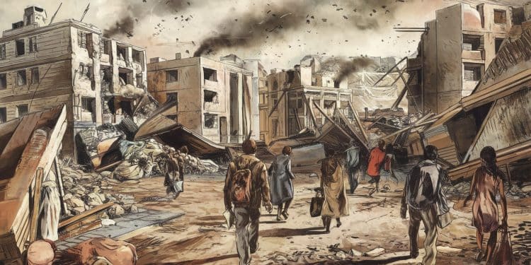 Au nord de Gaza des familles pleurent leurs proches tués lors de frappes israéliennes Des milliers fuient les combats épuisés et affamés   Viral Mag