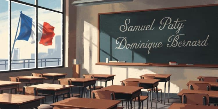 Hommage à Samuel Paty et Dominique Bernard : Les incidents choquants - Viral Mag Lors de lhommage national à Samuel Paty et Dominique Bernard des incidents choquants ont eu lieu dans plusieurs établissements scolaires Découvrez les détails Viral Mag