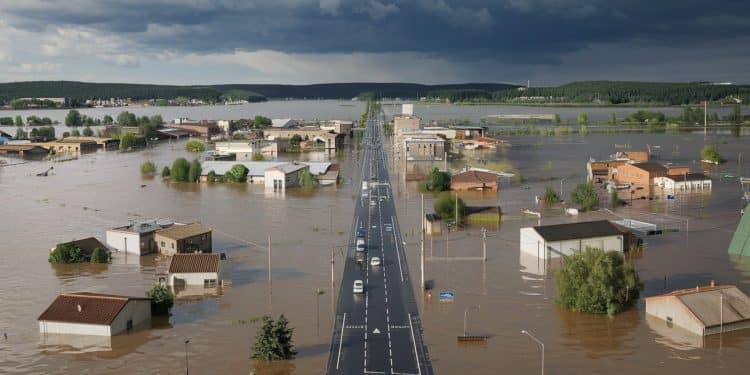 Inondations : 4 départements en vigilance rouge pluie-inondation - Viral Mag Des pluies exceptionnelles ont contraint la Haute Loire lArdèche le Rhône et la Loire à redoubler de précaution face aux risques dinondations et de crues Viral Mag