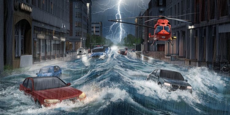 Inondations Meurtrières en Espagne : 4 Disparus - Viral Mag De violentes pluies torrentielles ont frappé le sud et lest de lEspagne provoquant inondations soudaines et disparitions Urgence et recherches en cours Viral Mag