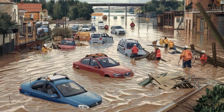 Inondations Meurtrières en Espagne : Recherches Désespérées des Disparus - Viral Mag Plus de 95 morts dans les inondations en Espagne Les secours luttent contre la boue et les débris pour retrouver les disparus à Paiporta épicentre du drame Viral Mag