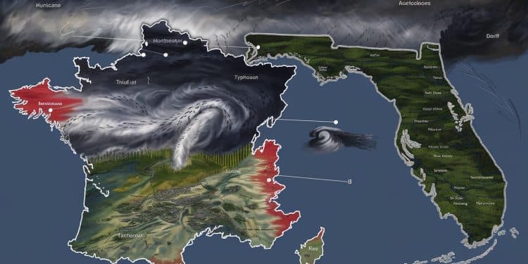 De Nice à Metz la France subit des pluies diluviennes record en octobre Outre Atlantique louragan Milton menace la Floride Le réchauffement climatique en cause   Viral Mag