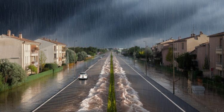 Pluies intenses crues soudaines Cinq départements du Sud de la France sont placés en alerte ce samedi 26 octobre face aux violentes intempéries   Viral Mag