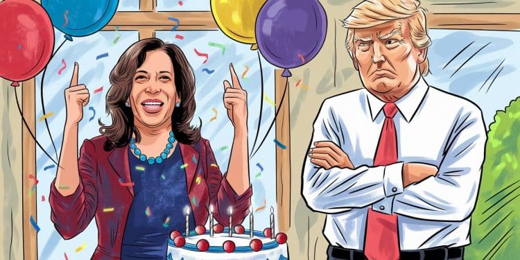 Kamala Harris, 60 ans : Donald Trump minimise cet anniversaire - Viral Mag Kamala Harris fête ses 60 ans en pleine campagne présidentielle Donald Trump son adversaire ne manque pas de minimiser cet évènement Viral Mag