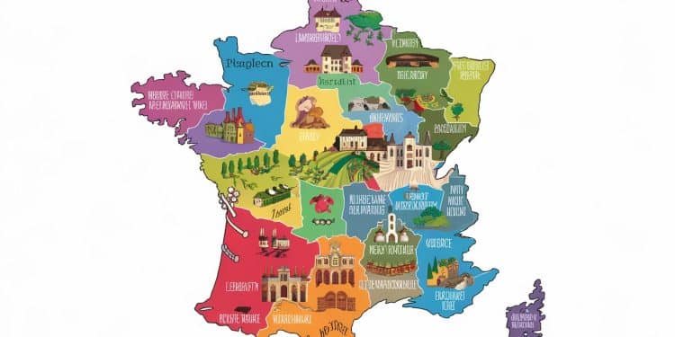 La France Des Régions Vue Par Le Patron Des Magasins U - Viral Mag Le post LinkedIn du patron des magasins U présentant une carte des pays et micro régions de France remporte un franc succès Viral Mag