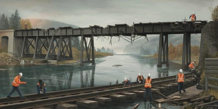 Des travaux colossaux perturbent la ligne SNCF entre Saint Étienne et Lyon pour au moins 3 semaines 20 000 voyageurs impactés au quotidien   Viral Mag