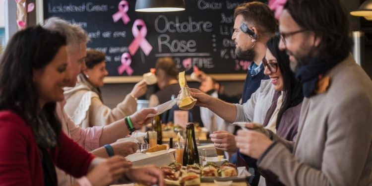 La Lutte Contre Le Cancer Du Sein S’invite À Table En Octobre Rose - Viral Mag Octobre Rose  un mois dévénements et dinitiatives pour sensibiliser au cancer du sein Découvrez laction solidaire et gourmande dun restaurant de Villecresnes   Viral Mag