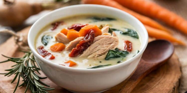 La Soupe Marry Me Chicken : Le Réconfort Ultime Pour Tomber Amoureux - Viral Mag Découvrez la soupe Marry Me Chicken un délice crémeux et réconfortant qui vous fera tomber amoureux dès la première bouchée Parfaite pour les soirées froides Viral Mag