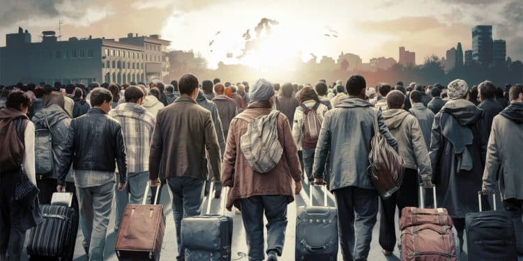 L’afflux de réfugiés du Moyen-Orient met l’Europe à l’épreuve - Viral Mag Face à la crise au Moyen Orient lEurope demeure un havre de paix pour les réfugiés selon la Commission européenne confrontée à des défis migratoires croissants Viral Mag