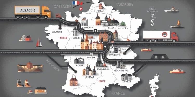 L’Alsace approuve une taxe poids lourds controversée - Viral Mag LAlsace a voté unanimement pour une taxe poids lourds controversée Découvrez les enjeux de cette taxe et les réactions mitigées quelle suscite Viral Mag