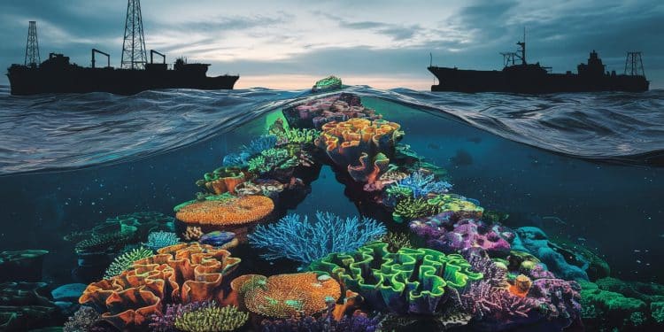 Le fameux Triangle du Corail est menacé par lexpansion des concessions pétrolières et gazières Découvrez les terribles conséquences pour cet écosystème marin unique au monde   Viral Mag