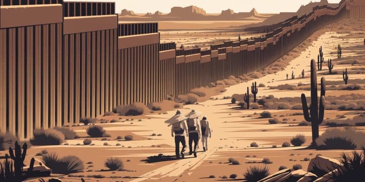 Le Mur Frontière en Arizona, Enjeu Brûlant de la Présidentielle - Viral Mag Le mur frontalier entre les États Unis et le Mexique en Arizona est au cœur des débats de la présidentielle américaine Plongée sur le terrain Viral Mag