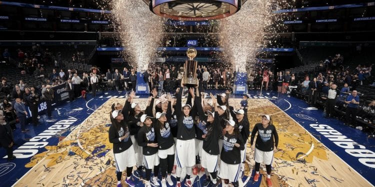 Le New York Liberty triomphe enfin en finale WNBA! - Viral Mag Après de nombreuses finales perdues le New York Liberty remporte son premier titre WNBA face aux Minnesota Lynx lors dun match 5 épique Viral Mag