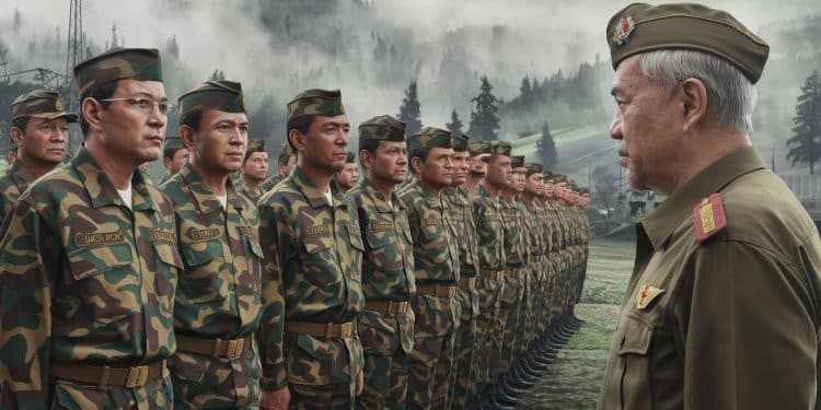 Le Nouveau Président Indonésien Mise sur l’Entraînement Militaire pour son Gouvernement - Viral Mag Le nouveau président indonésien Prabowo Subianto réunit ses ministres pour un entraînement militaire intensif afin de renforcer la cohésion et la discipline avant leur prise de fonction Viral Mag