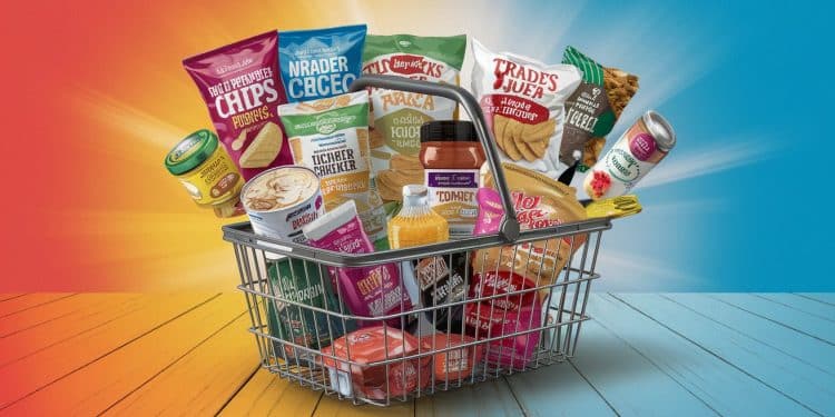 Les 7 Produits Incontournables de Trader Joe’s Selon les Clients Fidèles - Viral Mag Découvrez les 7 produits préférés des clients de Trader Joes du poulet bio au beurre de figues en passant par les chips de maïs épicées Laissez vous tenter Viral Mag