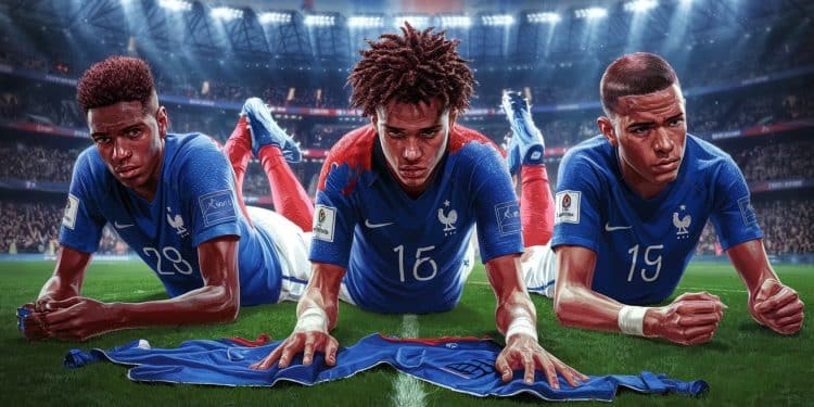 Les Bleuets Frappés Par Une Vague de Forfaits Avant Chypre - Viral Mag Désiré Doué Rayan Cherki et Mathys Tel manqueront les prochains matchs qualificatifs de léquipe de France Espoirs un coup dur pour Gérald Baticle   Viral Mag